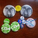 button politiek VVD CDA PvdA Hans Wiegel Ed Nijpels, Ophalen of Verzenden, Zo goed als nieuw, Overige onderwerpen