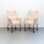 6x Montis Chaplin eetkamerstoelen Crême wit, Huis en Inrichting, Stoelen, Niet ingevuld, Niet ingevuld, Nieuw, Leer