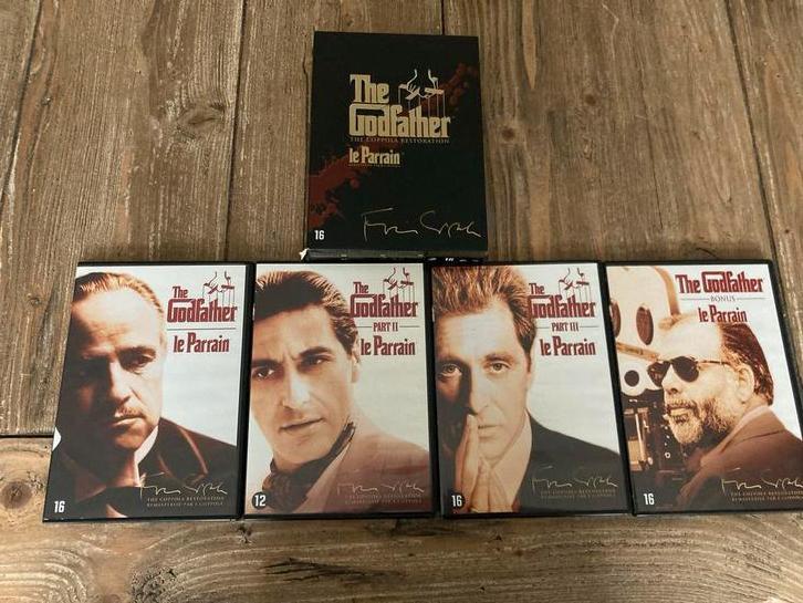 The Godfather DVD Complete Set - Nieuwstaat!, Cd's en Dvd's, Dvd's | Actie, Zo goed als nieuw, Overige genres, Boxset, Vanaf 16 jaar
