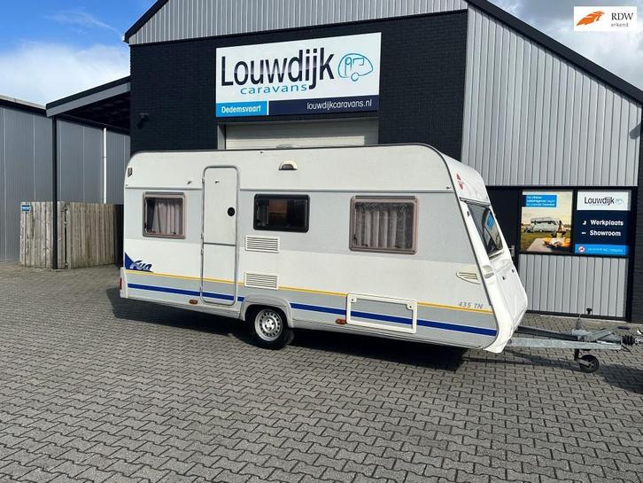 BURSTNER Fun 435 TN ’04 (Vastbed, Rondzit), Caravans en Kamperen, Caravans, Bedrijf, tot en met 4, 750 - 1000 kg, Rondzit, Bürstner