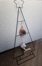 kerstbomen 2x metaal met ornamenten o.a vondels, Ophalen, Zo goed als nieuw