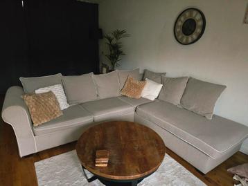 Beige Hoekbank - Comfortabel & Stijlvol! beschikbaar voor biedingen