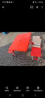 Picknick camping tafel, Tuin en Terras, Picknicktafels, Ophalen, Zo goed als nieuw, Rechthoekig, Aluminium