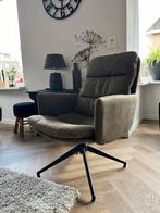 Nieuwe draai fauteuil / relaxstoel in Cognac Antraciet Groen, Huis en Inrichting, Nieuw, Landelijk brocant modern klassiek design industrieel