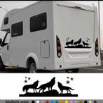 Wolf Autosticker Achterdeur - Meerdere Kleuren Beschikbaar, Verzenden