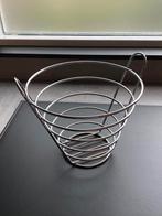 Design Fruitmand / schaal RVS nieuwstaat, Huis en Inrichting, Woonaccessoires | Schalen en Manden, Ophalen of Verzenden, Zo goed als nieuw