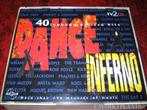 2CD Dance Inferno - 40 Legendary Disco Hits -, Cd's en Dvd's, Cd's | Dance en House, Ophalen of Verzenden, Zo goed als nieuw, Disco
