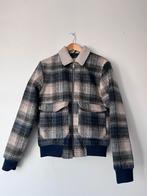 Stoere jas met ruiten van Revolution met teddy kraag, Revolution, Ophalen of Verzenden, Zo goed als nieuw, Blauw