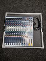 Soundcraft EFX8 Mengpaneel + Flightcase, Muziek en Instrumenten, Mengpanelen, Ophalen, Zo goed als nieuw, 5 tot 10 kanalen, Microfooningang