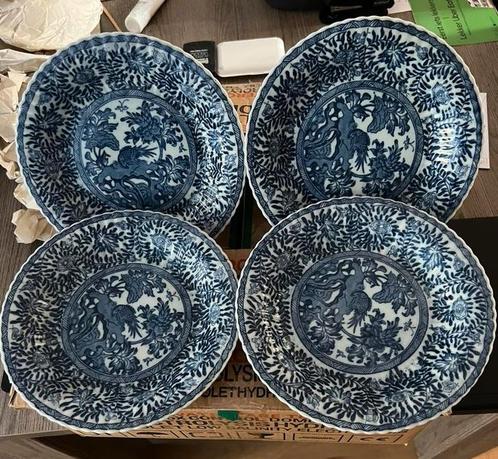 4 mooie Chinese wandborden zonder beschadigingen, Antiek en Kunst, Antiek | Wandborden en Tegels, Verzenden