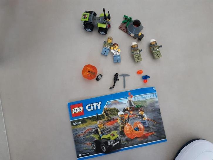 LEGO set vulcano starter set, Kinderen en Baby's, Speelgoed | Duplo en Lego, Zo goed als nieuw, Lego, Complete set, Ophalen of Verzenden