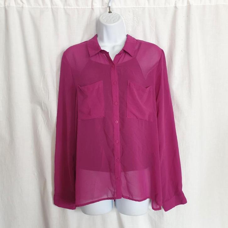 Gave roze blouse mt 38 merk DIvided, Kleding | Dames, Blouses en Tunieken, Zo goed als nieuw, Maat 38/40 (M), Roze, Ophalen of Verzenden