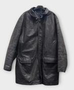 ✨️SALE‼️HUGO BOSS Zwarte Leren Jas Maat L/XL✨️✨️, Kleding | Heren, Jassen | Winter, Maat 52/54 (L), Zwart, Ophalen of Verzenden