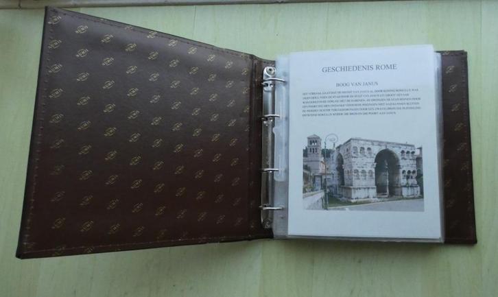 Uniek verzamelproject 58 romeinse munten in leren album, Postzegels en Munten, Munten | Europa | Niet-Euromunten, Italië, Verzenden