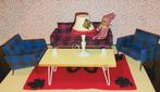 Vintage poppenhuis meubels Bodo Hennig jaren 50 60 bankstel, Ophalen of Verzenden, Gebruikt, Gebruiksvoorwerp