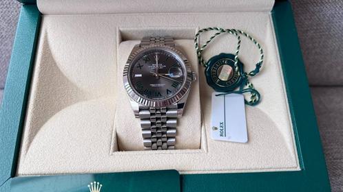 Rolex Datejust 41mm Wimbledon edition, Sieraden, Tassen en Uiterlijk, Horloges | Heren, Zo goed als nieuw, Polshorloge, Rolex
