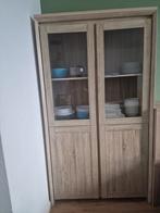 Vitrinekast 180x100 cm en 40cm diep, Ophalen, Zo goed als nieuw, 25 tot 50 cm, 150 tot 200 cm