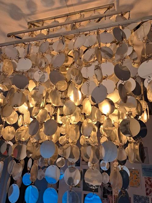 Toffe plafondlamp/ hanglamp/ kroonluchter, Huis en Inrichting, Lampen | Hanglampen, Gebruikt, 75 cm of meer, Ophalen of Verzenden