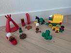 Duplo Lego indianen cowboy set groot, Kinderen en Baby's, Speelgoed | Duplo en Lego, Ophalen of Verzenden, Zo goed als nieuw, Duplo