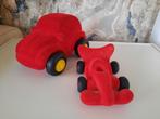 2 rode rubbabu auto's, Ophalen of Verzenden, Gebruikt