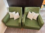 2x IKEA Karlstad fauteuil groen - smal model, Ophalen, Hout, Gebruikt, Minder dan 75 cm