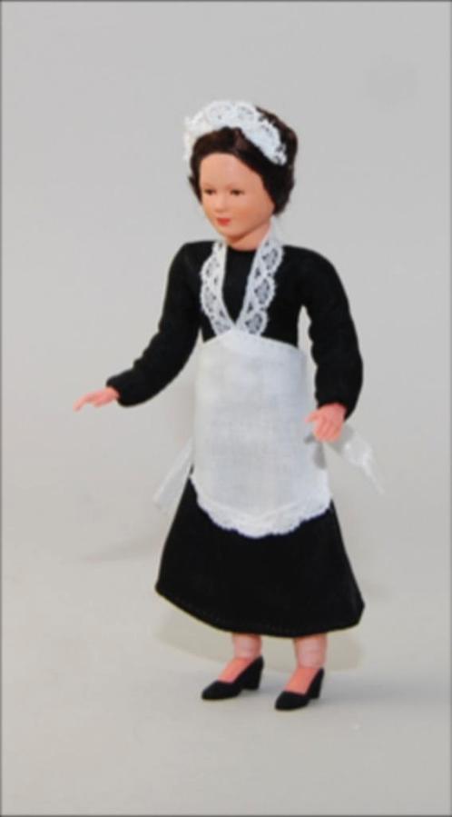 Caco poppenhuispopje 1:12 Klassieke vrouw, 13cm., Verzamelen, Poppenhuizen en Toebehoren, Nieuw, Popje, Ophalen of Verzenden