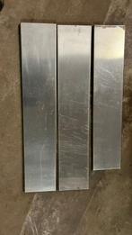 RVS / INOX plaatjes, muurplaatjes, Doe-het-zelf en Verbouw, Platen en Panelen, Ophalen, Gebruikt, Overige materialen, Minder dan 20 mm