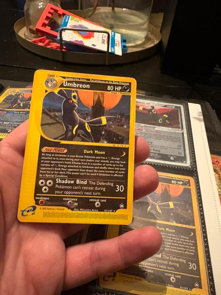 Umbreon expedition, Hobby en Vrije tijd, Verzamelkaartspellen | Pokémon, Zo goed als nieuw, Meerdere kaarten, Foil, Ophalen of Verzenden