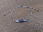 Natuursteen armband sterrenbeeld waterman, Verzenden, Nieuw, Zilver, Met edelsteen
