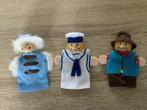 3 vingerpoppetjes met houten hoofdjes matroos, boer  3 euro, Verzamelen, Poppetjes en Figuurtjes, Ophalen of Verzenden, Zo goed als nieuw