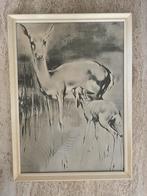 Han van Meegeren hert hertje hertjes vintage schilderij, Ophalen of Verzenden