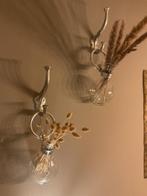 2 Riviera Maison Cordoba vaasjes, Overige kleuren, Ophalen of Verzenden, Minder dan 50 cm, Glas