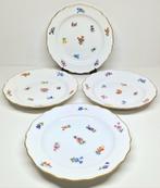 Meissen porseleinen dessertborden streublumen decor 1900., Antiek en Kunst, Antiek | Porselein, Ophalen of Verzenden