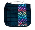 Sale! Full regenboog zebra dekje, Verzenden, Nieuw, Dekje