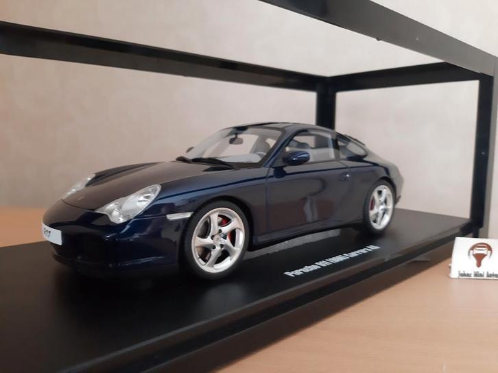 Porsche 911 (996.2) Carrera 4S 2002 Dark Blue GT938 - 1:18, Hobby en Vrije tijd, Modelauto's | 1:18, Nieuw, Auto, Overige merken
