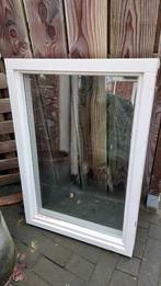 Kozijn mer dubbel glas hardhout, Ophalen, Hout, 75 tot 150 cm, Raamkozijn