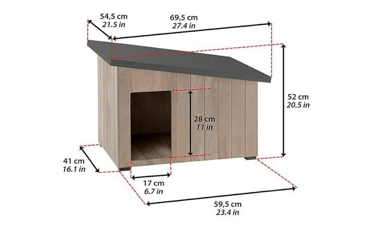 Brand new dog house, Dieren en Toebehoren, Hondenhokken, Nieuw, Ophalen