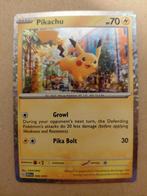 Basic Pikachu, Hobby en Vrije tijd, Verzamelkaartspellen | Pokémon, Ophalen of Verzenden, Zo goed als nieuw, Losse kaart