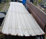 1 Metalen dakplaat 3,65 m bij 94 cm en 8 kleine stukken, Tuin en Terras, Overkappingen, Ophalen, Zo goed als nieuw