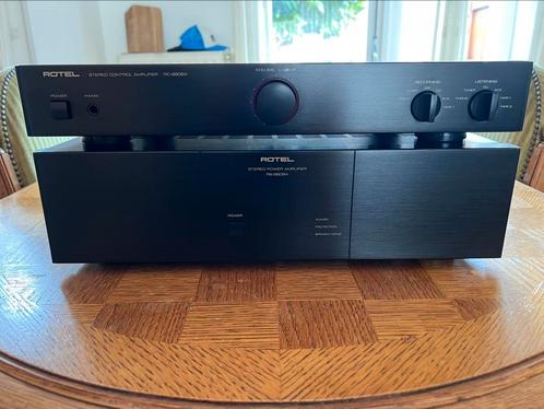 Rotel 980 control amp, power amp, tuner, Audio, Tv en Foto, Versterkers en Receivers, Zo goed als nieuw, Stereo, 120 watt of meer