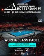 4 x Halve finale premier padel Ahoy 4okt avond, Twee personen
