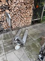 Rvs pompwagen 2500KG, Doe-het-zelf en Verbouw, Palletwagens en Pompwagens, Ophalen, Zo goed als nieuw