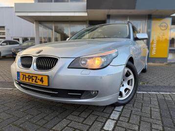 BMW 5-serie Touring 525i | Leder | Groot Navi | Cruise | Luc beschikbaar voor biedingen