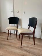 Vintage Stoeltjes - Set van 2, Huis en Inrichting, Stoelen, Ophalen, Gebruikt, Twee, Zwart