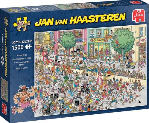 Jan van Haasteren - Een Naaldhak te Hoog - 1500 st. (NIEUW), Hobby en Vrije tijd, Denksport en Puzzels, Nieuw, Legpuzzel, 500 t/m 1500 stukjes