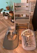 Stokke Tripp Trapp complete set! Storm Grey, Ophalen, Zo goed als nieuw, Meegroeistoel