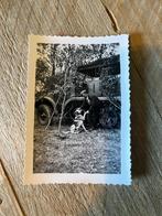 Foto Wehrmacht soldaat met hond, Verzamelen, Ophalen of Verzenden, Landmacht, Duitsland, Foto of Poster