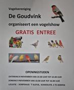 Vogeltentoonstelling “De Goudvink” Herpen, Meerdere dieren