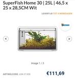 SuperFish Home 30 | 25L Wit, Dieren en Toebehoren, Vissen | Aquaria en Toebehoren, Ophalen