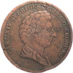 Zweden 2 skilling 1835 (zeldzaam), Ophalen of Verzenden, Overige landen, Losse munt